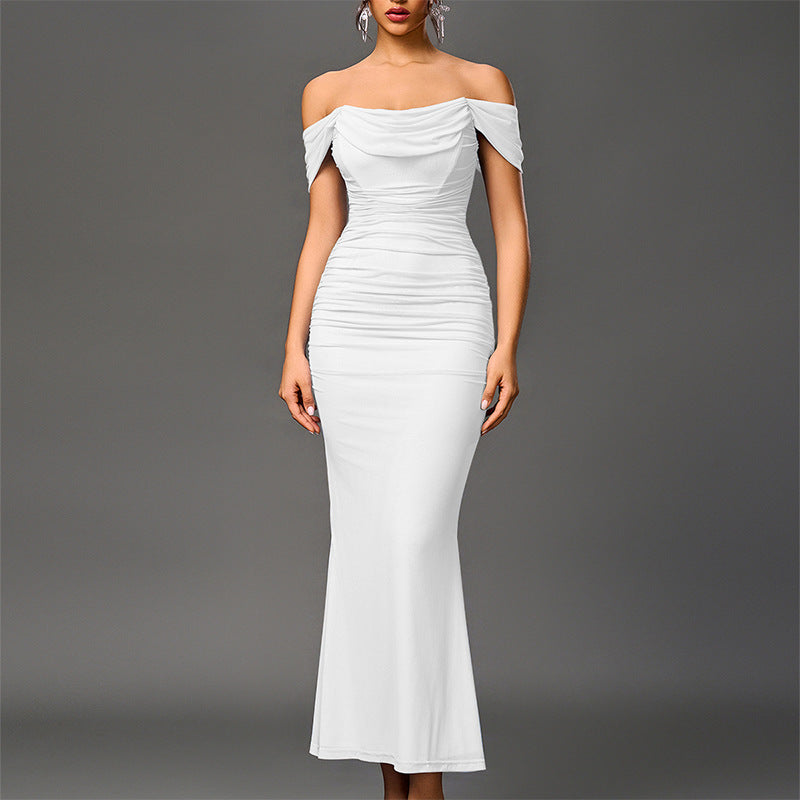 EUNOIA™ - Elegantné šaty bez ramienok s odhaleným chrbtom v štýle morskej panny