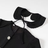 Avora Lyon | Elegantná šaty s odnímateľným golierom Claudine