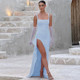 MARILYN™ - Elegantná formálna maxi šaty s otvoreným chrbtom