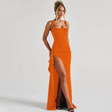 MARILYN™ - Elegantná formálna maxi šaty s otvoreným chrbtom