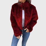 Lioraine | Elegantný kabát z umelého kožucha