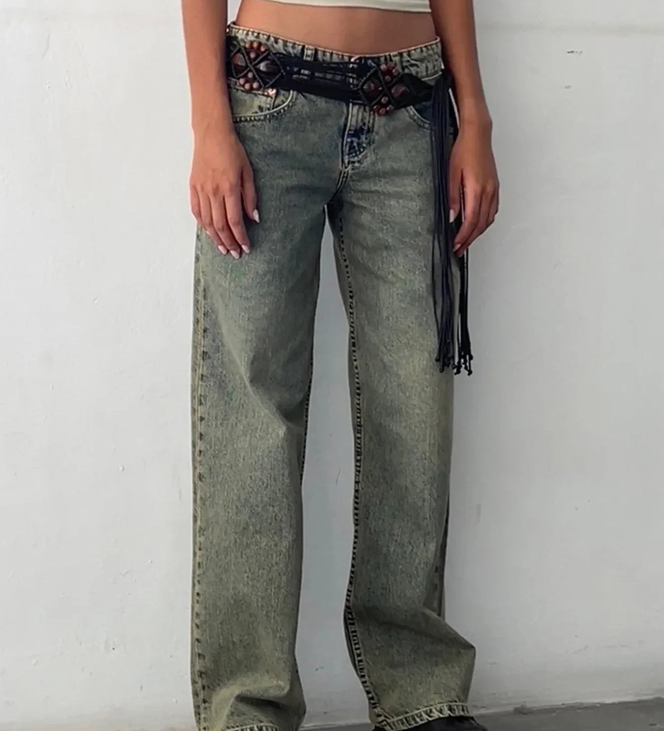 SYLVAINE™ – Vintage Casual Baggy Jeans