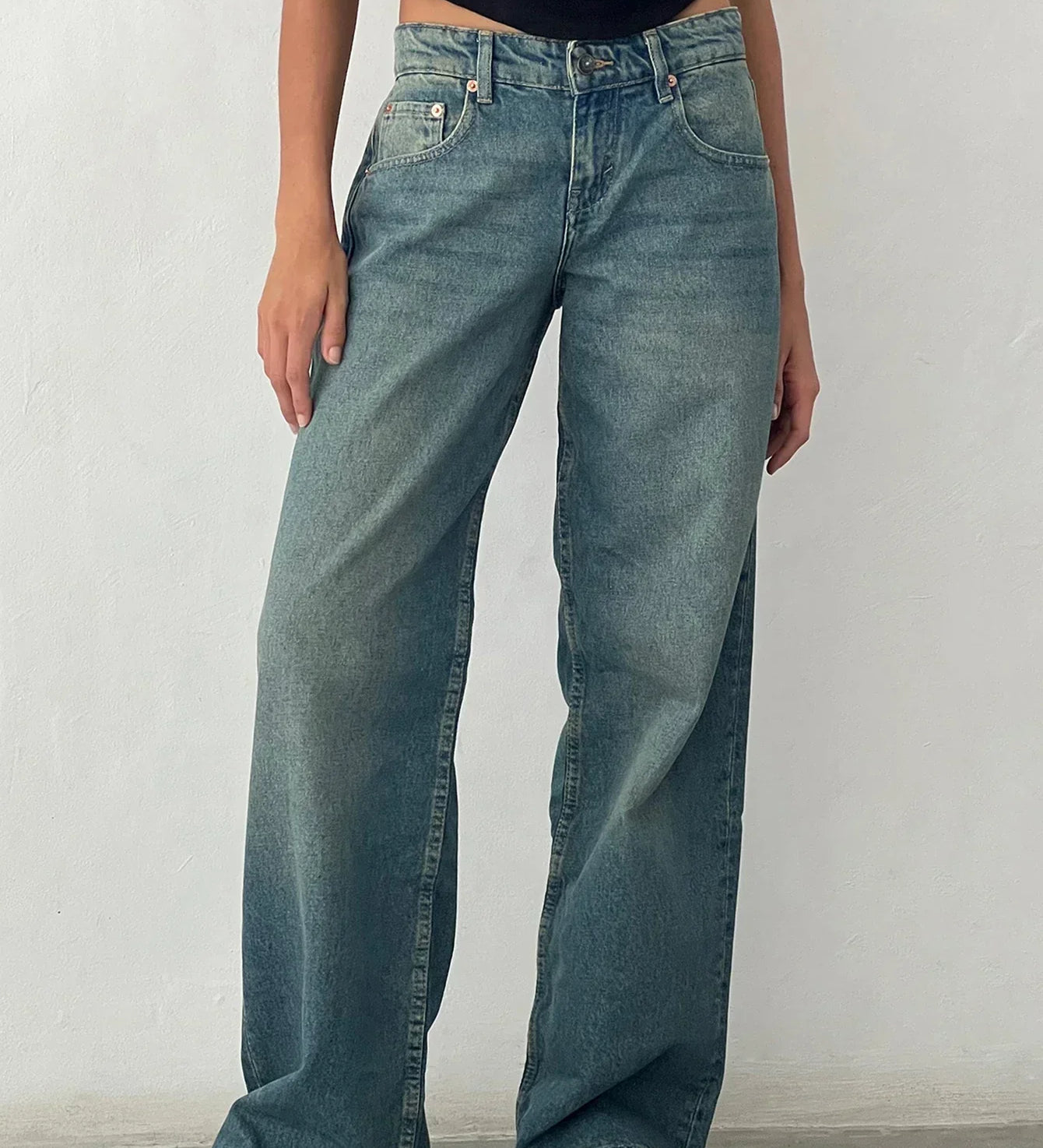 SYLVAINE™ – Vintage Casual Baggy Jeans
