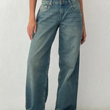 SYLVAINE™ – Vintage Casual Baggy Jeans