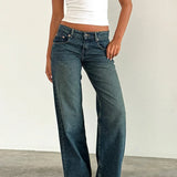SYLVAINE™ – Vintage Casual Baggy Jeans