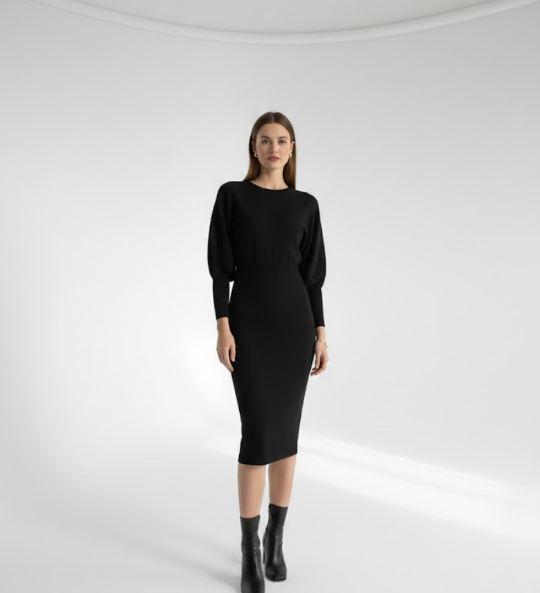 Mathilde™ — Elegantná midi šaty pohodlná nadčasová