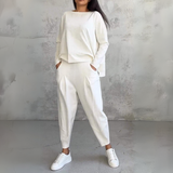 Jackquelin™ Elegant Lounge Set | Zodpovedajúci štýlový top a nohavice
