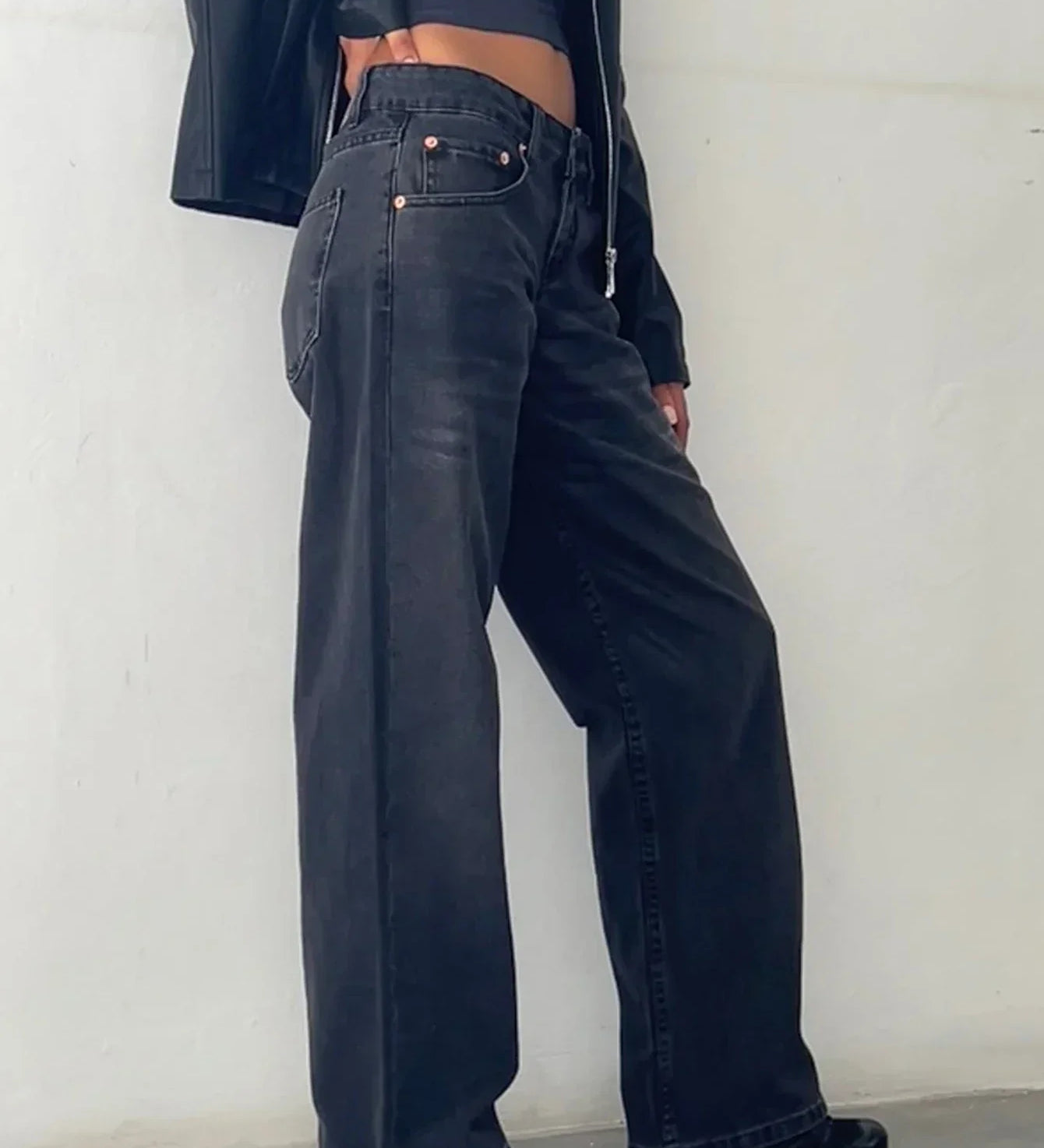 SYLVAINE™ – Vintage Casual Baggy Jeans