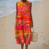Faye™ Sunset Midi Šaty
