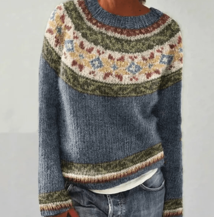 Pierina™ I Retro-pulóver