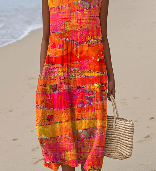 Faye™ Sunset Midi Šaty