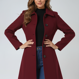 ELEGANTNÝ FIT & FLARE KABÁT