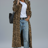 LEOPARDÍKOVÝ MIDI-PLÁŠŤ