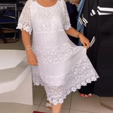 Shiftessa | Elegantný Patchwork Šaty