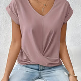 MEIKA™ – Klasický top s detailom twist a výstrihom do V