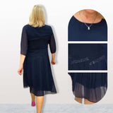 Florelle | Elegantné splývavé plisované šaty