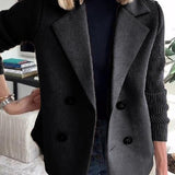 Corvielleen | Elegantný Blazer s Pletenými Rukávmi