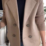 Corvielleen | Elegantný Blazer s Pletenými Rukávmi