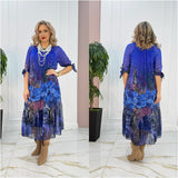 Clémence™ | Elegantná dlhá kvetinová šaty pohodlné
