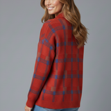 Avora Lyon | Mäkký károvaný cardigan