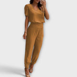 Irmelinda - Elegantný set topu a nohavíc