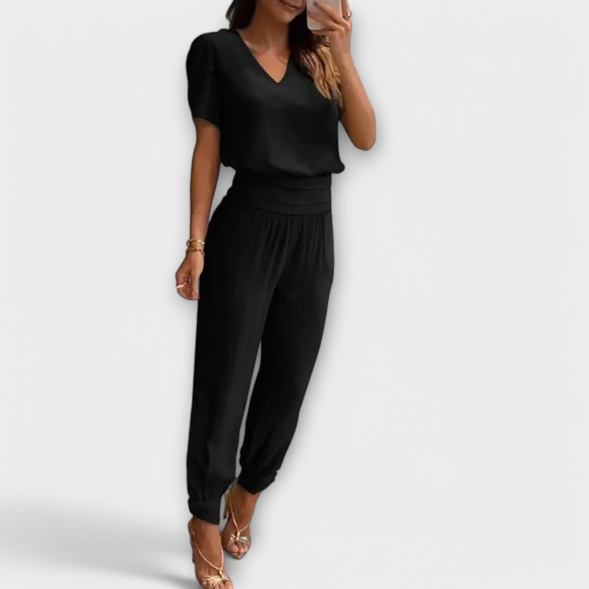 Irmelinda - Elegantný set topu a nohavíc