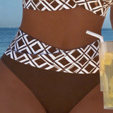 Bikiny s diamantovým vzorom