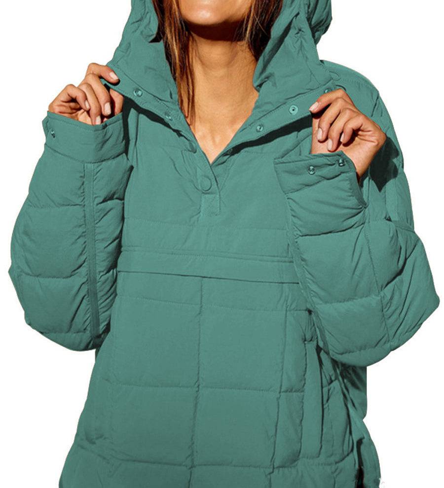 FARRELL™ – Prešívaná mikina s kapucňou oversized