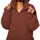 FARRELL™ – Prešívaná mikina s kapucňou oversized