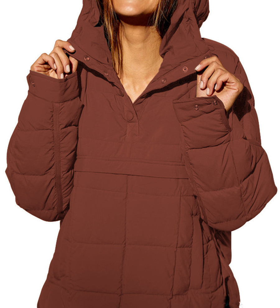FARRELL™ – Prešívaná mikina s kapucňou oversized