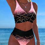 Geometrické Bikiní v Gradientu