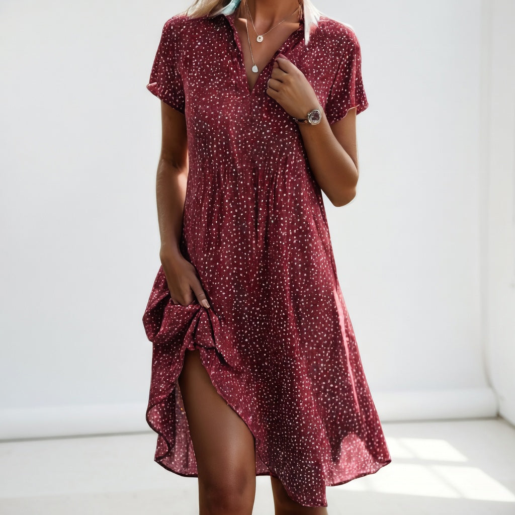 Amandine™ — Elegantné voľné šaty s ženským rozparkom