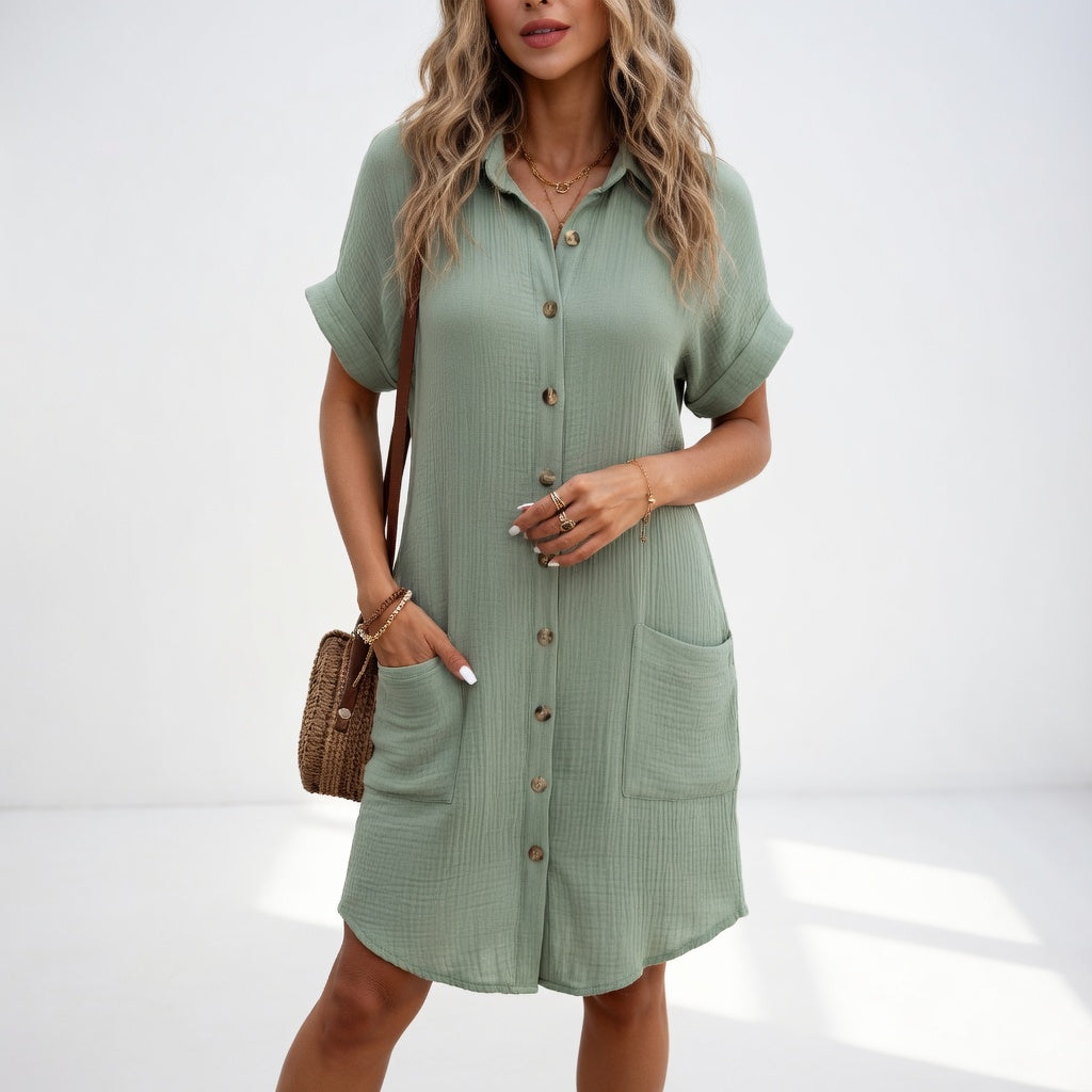 Béatrice™ — Elegantná a ľahko nositeľná košeľová šaty