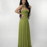 Cristina - Maxi šaty Verdant