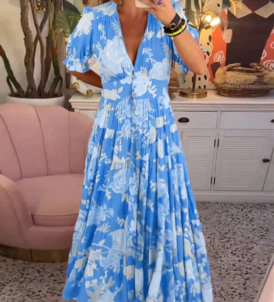 Sicília — Plynulá a elegantná letná šaty