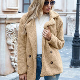 Sarvianne | Štýlový útulný teddy kabát