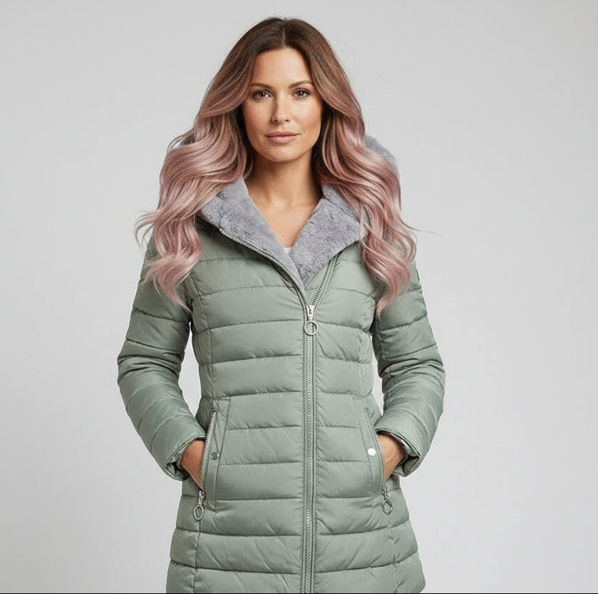 ELVIRA | ELEGANTNÝ OVERSIZE KABÁT S KAPUCŇOU