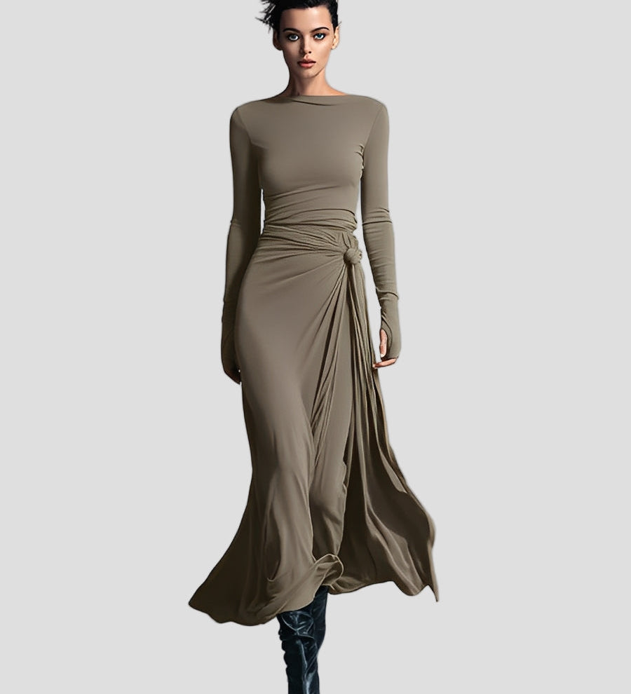 Melavindra | Elegantný tvarujúci elastický šaty