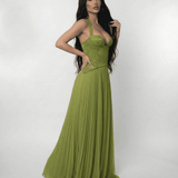 Cristina - Maxi šaty Verdant
